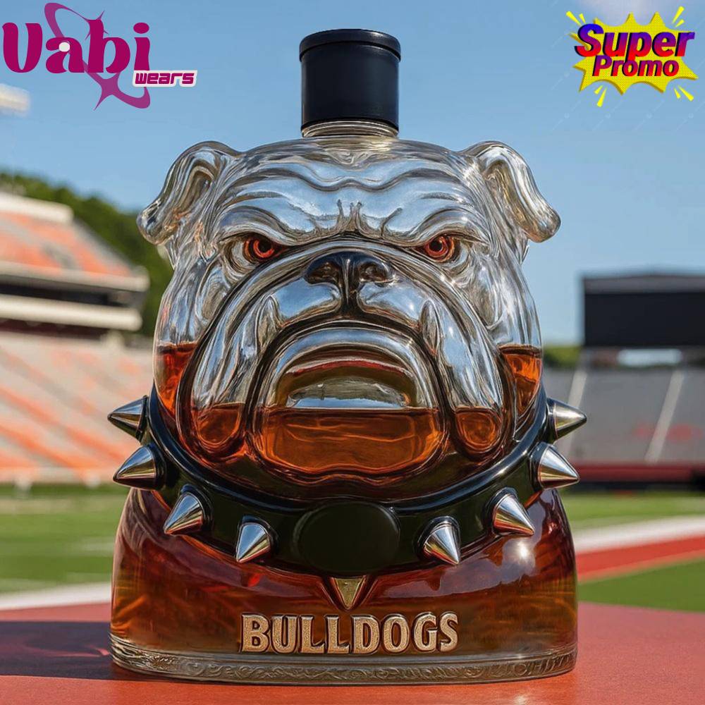 Georgia Bulldogs NCAA Whiskey Bottle Georgia Bulldogs NCAA Whiskey Bottle