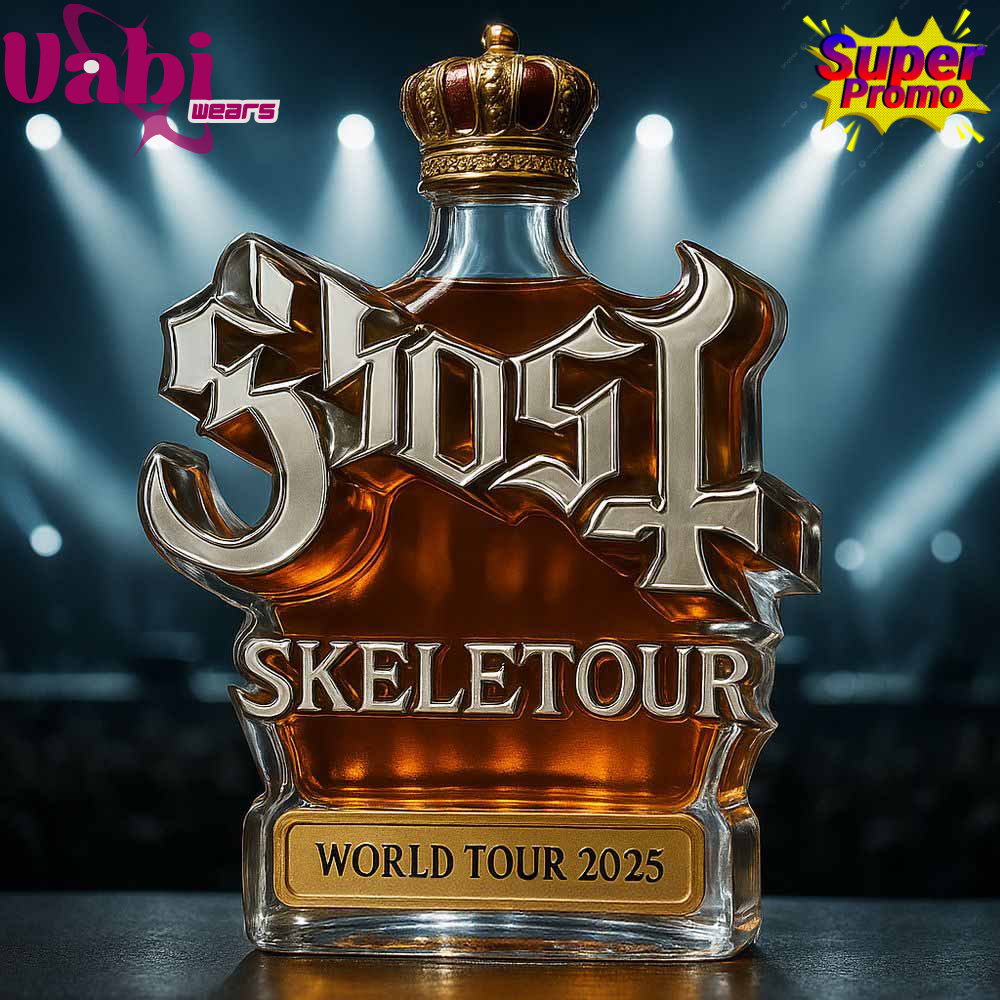 Ghost Band Skeletour World Tour 2025 Limited Edition Whiskey Bottle Ghost Band Skeletour World Tour 2025 Limited Edition Whiskey Bottle