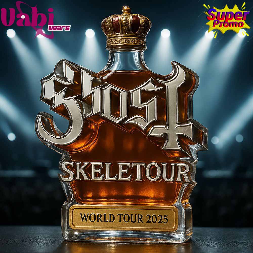 Ghost Band Skeletour World Tour 2025 Limited Edition Whiskey Bottle Ghost Band Skeletour World Tour 2025 Limited Edition Whiskey Bottle