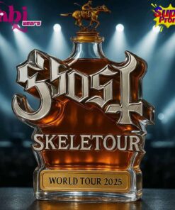 Ghost Band Skeletour World Tour 2025 Limited Edition Whiskey Bottle