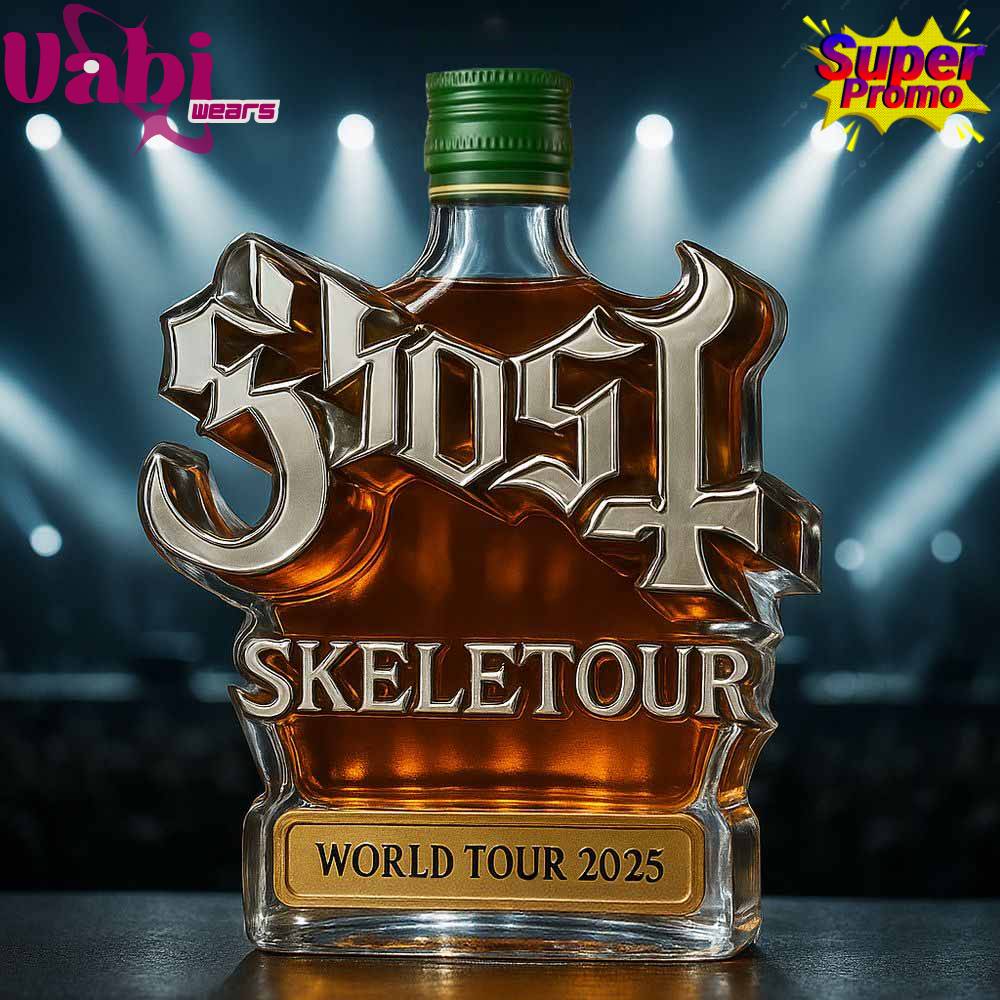 Ghost Band Skeletour World Tour 2025 Limited Edition Whiskey Bottle Ghost Band Skeletour World Tour 2025 Limited Edition Whiskey Bottle