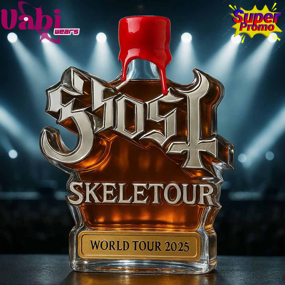 Ghost Band Skeletour World Tour 2025 Limited Edition Whiskey Bottle Ghost Band Skeletour World Tour 2025 Limited Edition Whiskey Bottle