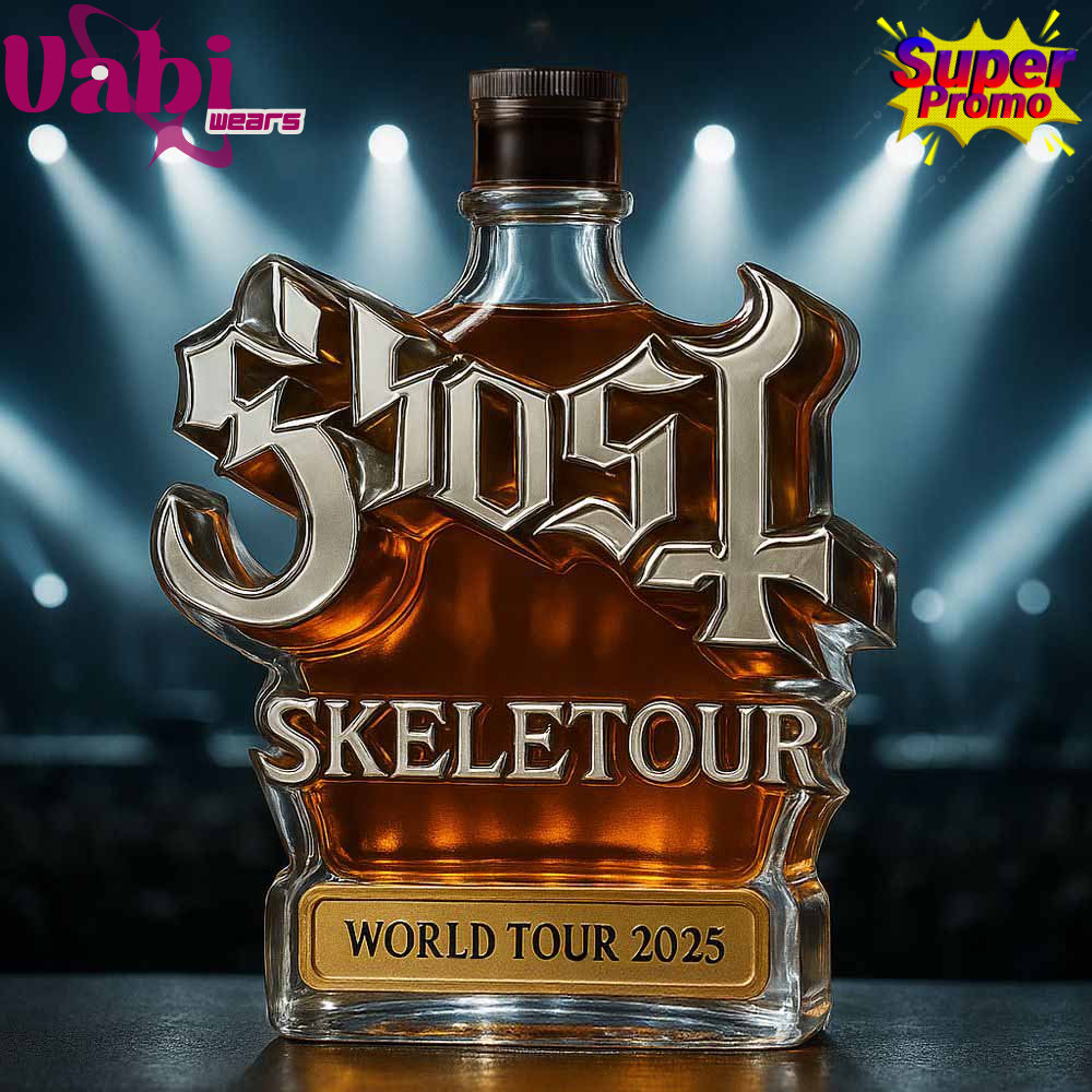 Ghost Band Skeletour World Tour 2025 Limited Edition Whiskey Bottle Ghost Band Skeletour World Tour 2025 Limited Edition Whiskey Bottle