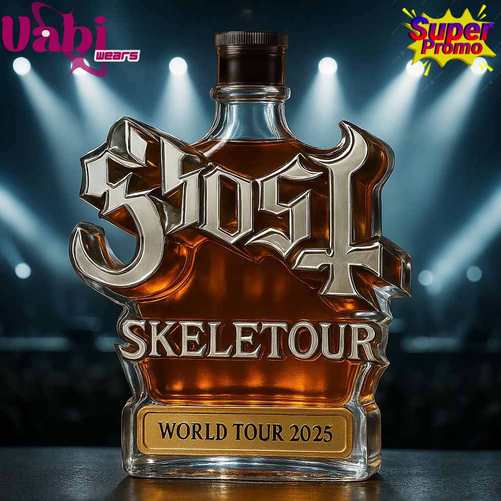 Ghost Band Skeletour World Tour 2025 Limited Edition Whiskey Bottle Ghost Band Skeletour World Tour 2025 Limited Edition Whiskey Bottle