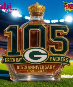 Green Bay Packers 105th Anniversary Limited Edition Whiskey Bottle 1
