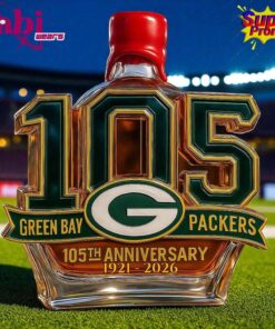 Green Bay Packers 105th Anniversary Limited Edition Whiskey Bottle 2 Green Bay Packers 105th Anniversary Limited Edition Whiskey Bottle 3