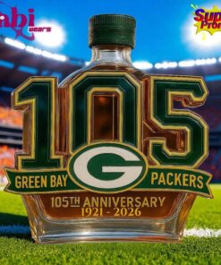 Green Bay Packers 105th Anniversary Limited Edition Whiskey Bottle 3 Green Bay Packers 105th Anniversary Limited Edition Whiskey Bottle 4