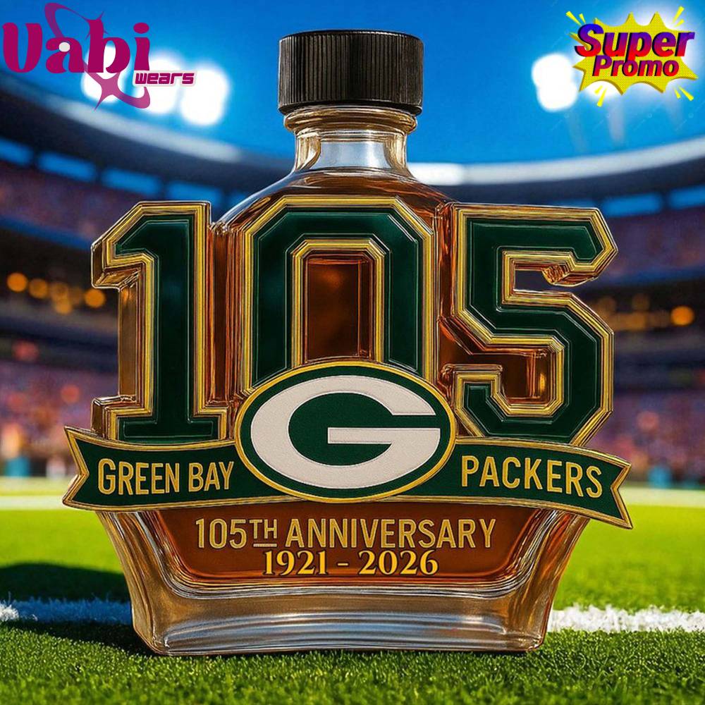 Green Bay Packers 105th Anniversary Limited Edition Whiskey Bottle Green Bay Packers 105th Anniversary Limited Edition Whiskey Bottle