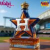 Houston Astros Baseball Champions Star “Go Stros!” Whiskey Bottle