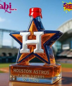 Houston Astros Baseball Champions Star "Go Stros!" Whiskey Bottle 2 Houston Astros Baseball Champions Star Go Stros Whiskey Bottle 3