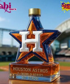 Houston Astros Baseball Champions Star "Go Stros!" Whiskey Bottle 5 Houston Astros Baseball Champions Star Go Stros Whiskey Bottle 6