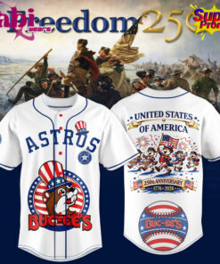 Houston Astros Independence Day 2026 – 250th Anniversary United States Of America Baseball Jersey