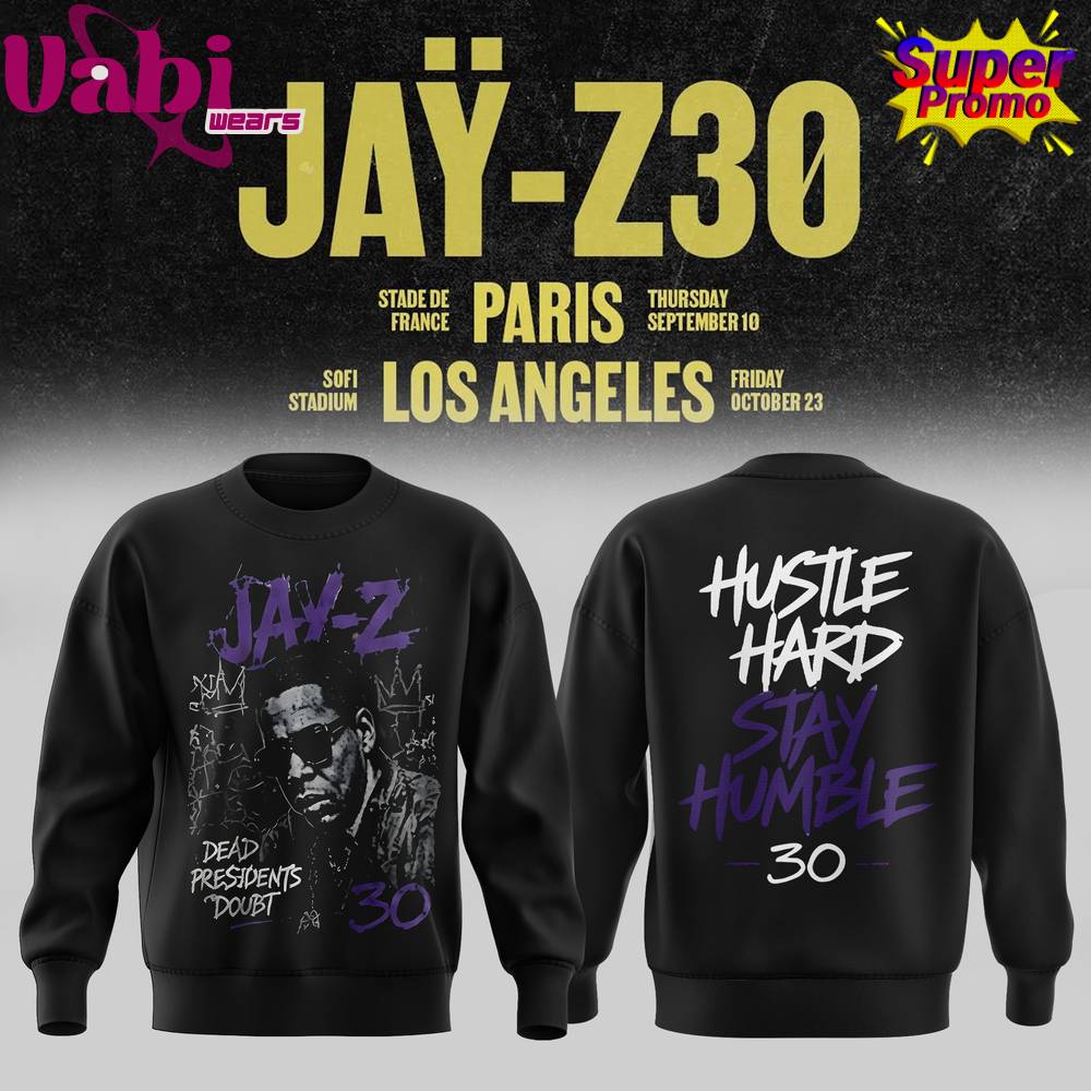 JAY-Z 30 Show 2026 Special Edition Sweatshirt JAY-Z 30 Show 2026 Special Edition Sweatshirt