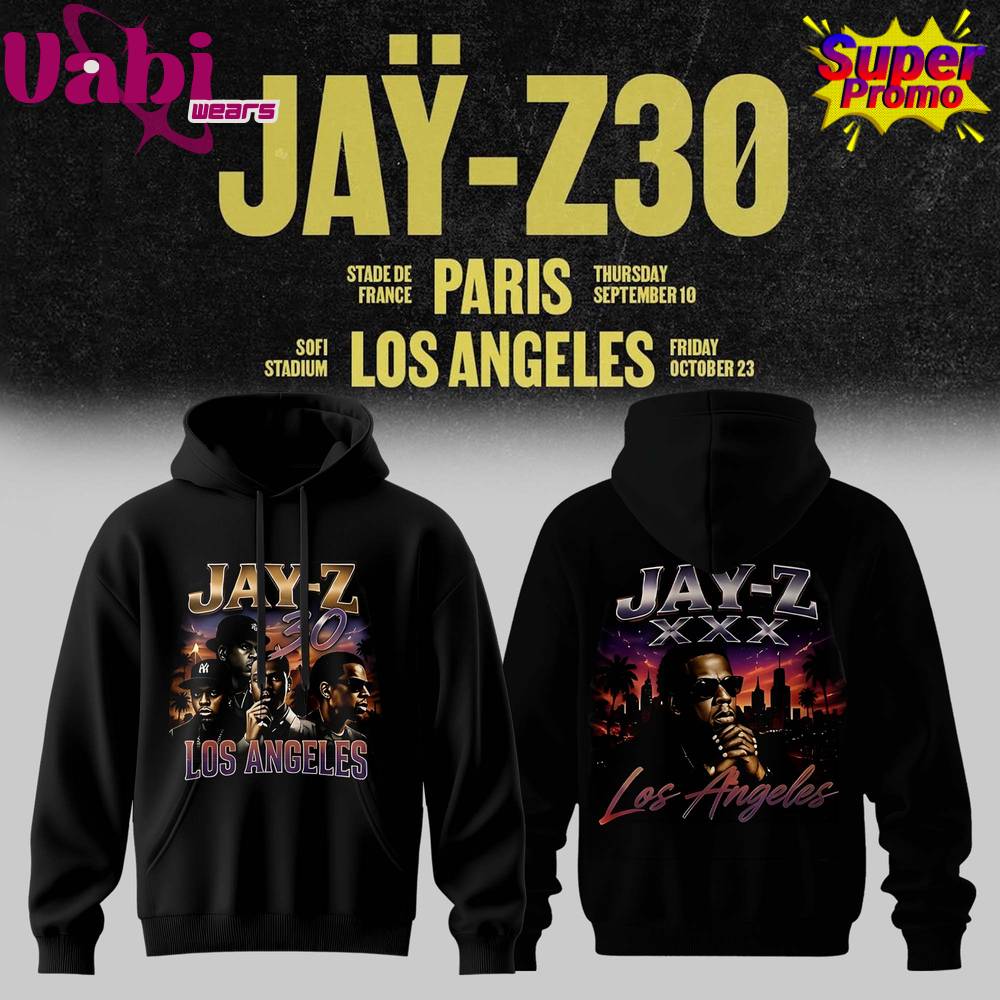 JAŸ-Z 30 Show Paris 2026 Edition Hoodie JAŸ-Z 30 Show Paris 2026 Edition Hoodie