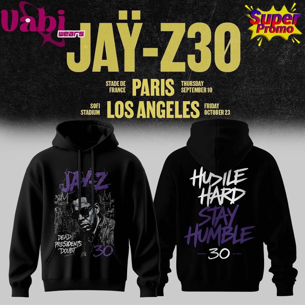 JAŸ-Z 30 Show Paris 2026 Edition Hoodie JAŸ-Z 30 Show Paris 2026 Edition Hoodie