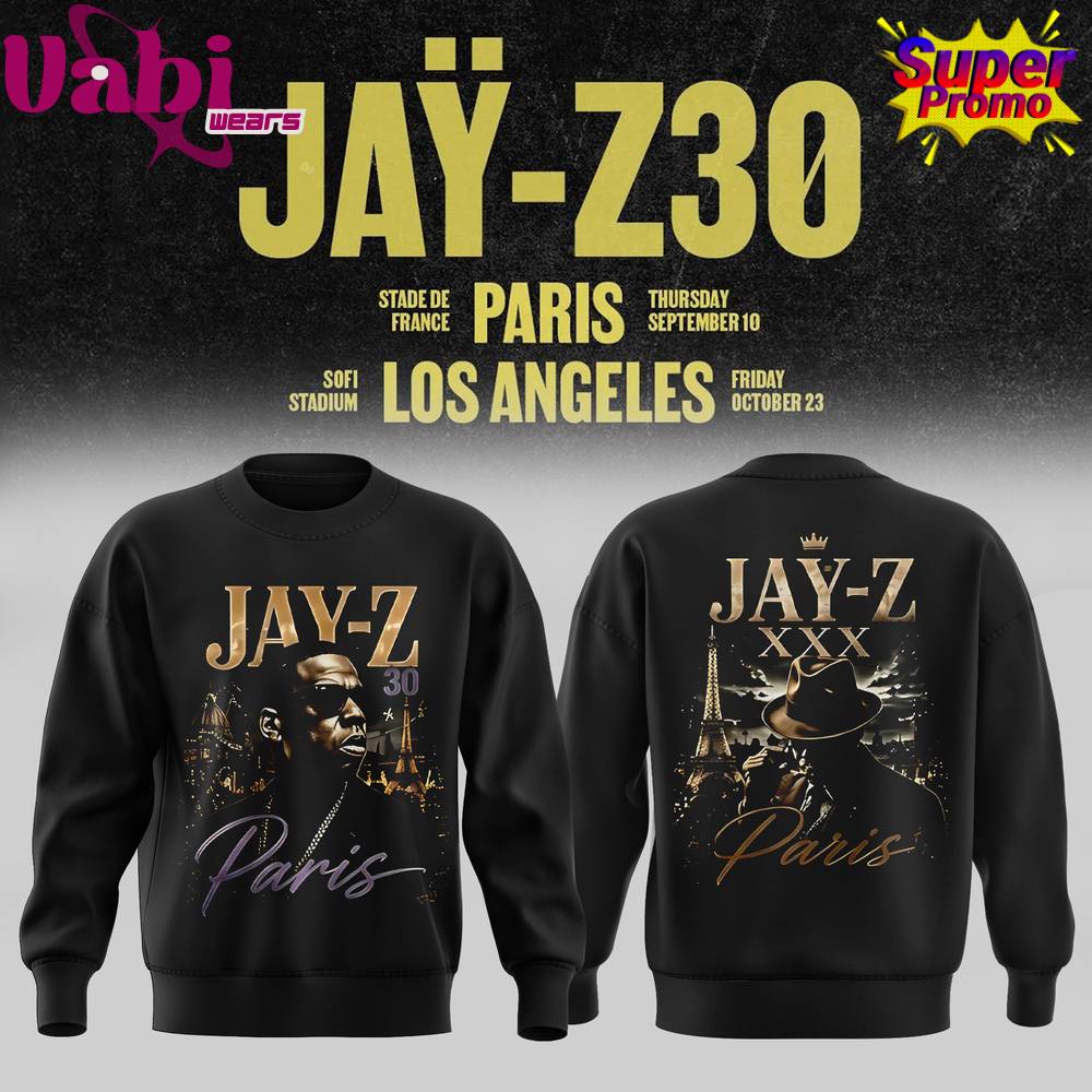 JAŸ-Z 30 Show Paris 2026 Edition Sweatshirt JAŸ-Z 30 Show Paris 2026 Edition Sweatshirt