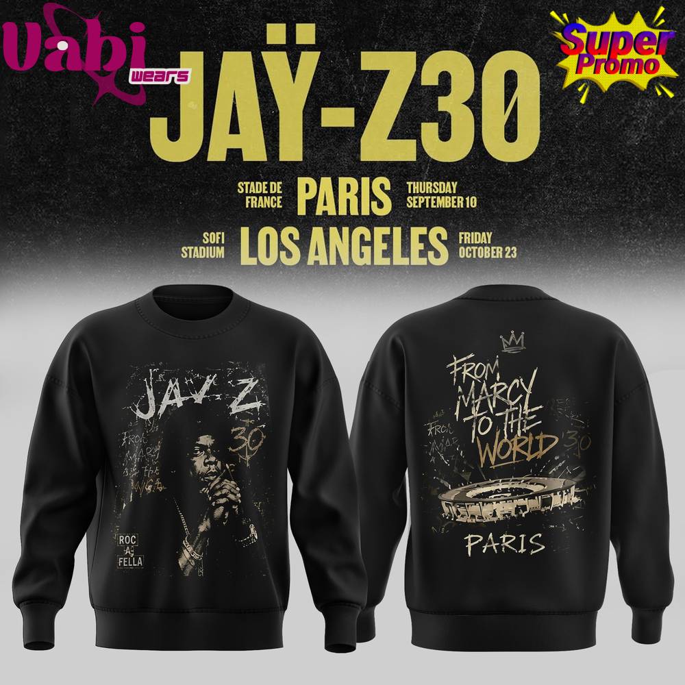 JAŸ-Z 30 Show Paris 2026 Edition Sweatshirt JAŸ-Z 30 Show Paris 2026 Edition Sweatshirt