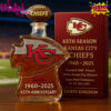 Kansas City Chiefs 65th Season “Chiefs Kingdom” Whiskey Bottle