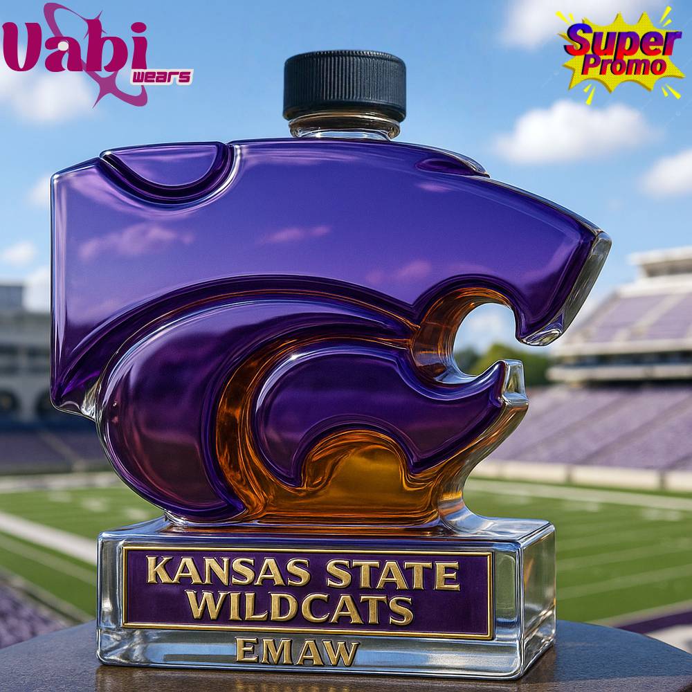 Kansas State Wildcats Limited-Edition Whiskey Bottle Kansas State Wildcats Limited-Edition Whiskey Bottle
