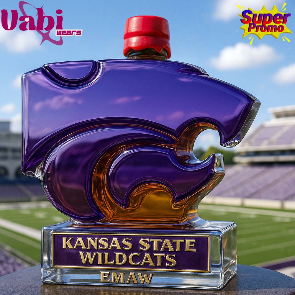 Kansas State Wildcats Limited-Edition Whiskey Bottle Kansas State Wildcats Limited-Edition Whiskey Bottle