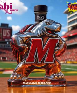 Maryland Terrapins Limited Edition Whiskey Bottle