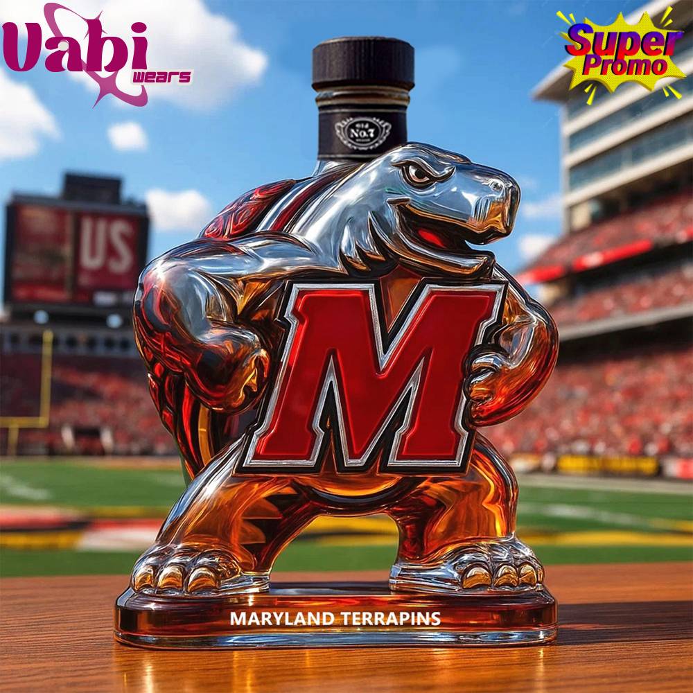 Maryland Terrapins Limited Edition Whiskey Bottle Maryland Terrapins Limited Edition Whiskey Bottle