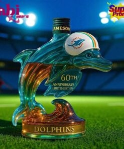 Miami Dolphins Team Spirit 60th Anniversary Limited Edition Whiskey Bottle 1 Miami Dolphins Team Spirit 60th Anniversary Limited Edition Whiskey Bottle 1