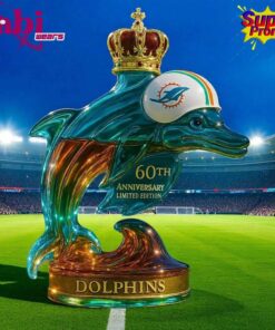 Miami Dolphins Team Spirit 60th Anniversary Limited Edition Whiskey Bottle 4