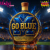 Michigan Wolverines Champions Legacy “Go Blue” Whiskey Bottle