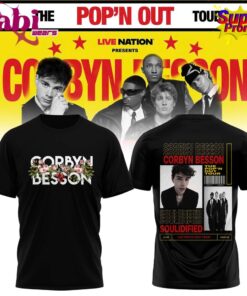 Corbyn Besson x Soulidified The Pop’n Out Tour 2026 Midnight Bloom Letter Tee and Hoodie