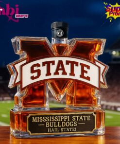 Mississippi State Bulldogs "Hail State!" Whiskey Bottle 1 Mississippi State Bulldogs Hail State Whiskey Bottle 2