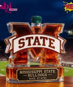 Mississippi State Bulldogs "Hail State!" Whiskey Bottle 5 Mississippi State Bulldogs Hail State Whiskey Bottle 6