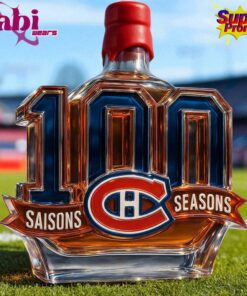 Montreal Canadiens 100th Anniversary Special Edition Whiskey Bottle