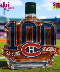 Montreal Canadiens 100th Anniversary Special Edition Whiskey Bottle 2 Montreal Canadiens 100th Anniversary Special Edition Whiskey Bottle 3