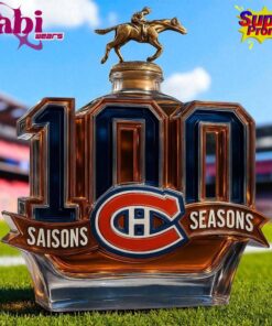Montreal Canadiens 100th Anniversary Special Edition Whiskey Bottle 3 Montreal Canadiens 100th Anniversary Special Edition Whiskey Bottle 4
