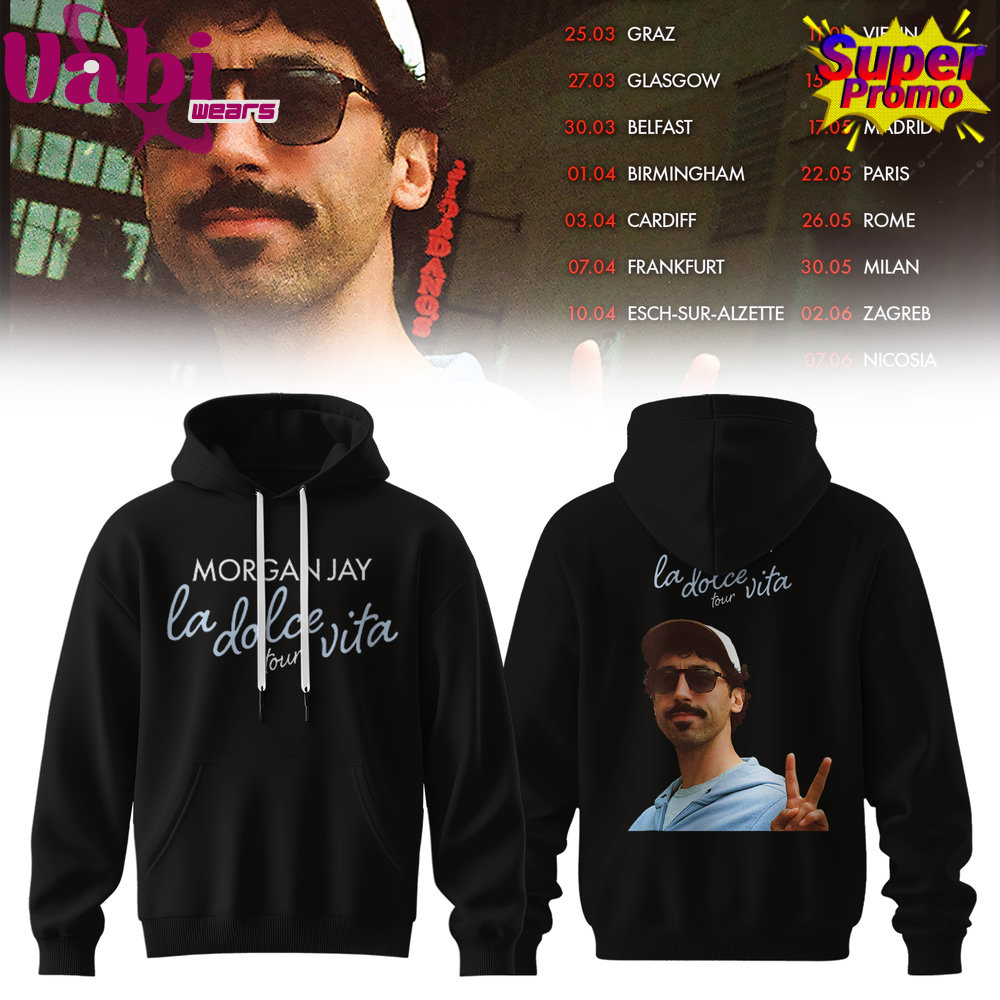 Morgan Jay La Dolce Vita Portrait Hoodie Jersey Morgan Jay La Dolce Vita Portrait Hoodie Jersey