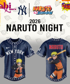 NY Yankees Naruto Night 2026 Baseball Jersey