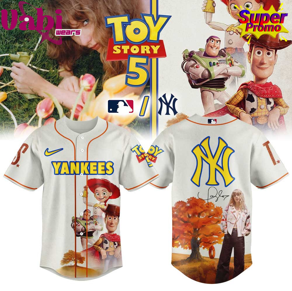 NY Yankees x Taylor Swift x ‘Toy Story 5’ Collection Limited Baseball Jersey NY Yankees x Taylor Swift x ‘Toy Story 5’ Collection Limited Baseball Jersey