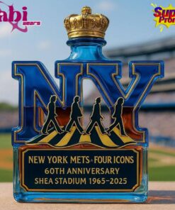 New York Mets x Four Icons 60th Anniversary Limited Edition Whiskey Bottle 1