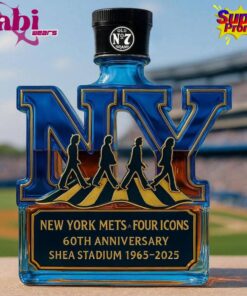 New York Mets x Four Icons 60th Anniversary Limited Edition Whiskey Bottle 2