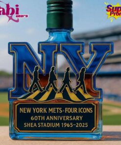 New York Mets x Four Icons 60th Anniversary Limited Edition Whiskey Bottle 3