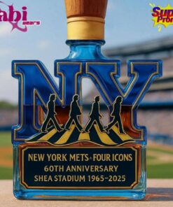 New York Mets x Four Icons 60th Anniversary Limited Edition Whiskey Bottle 4