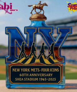 New York Mets x Four Icons 60th Anniversary Limited Edition Whiskey Bottle 5