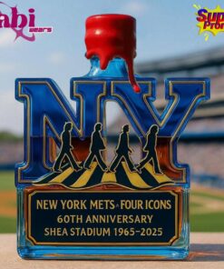New York Mets x Four Icons 60th Anniversary Limited Edition Whiskey Bottle 6