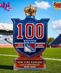 New York Rangers 100th Anniversary Limited Edition Whiskey Bottle