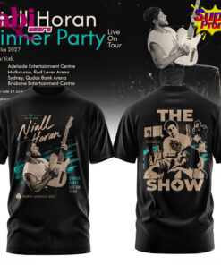 Niall Horan  Dinner Party Live On Tour Australia T-Shirt Black version