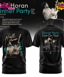 Niall Horan  Dinner Party Live On Tour Australia T-Shirt Black version
