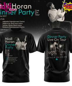Niall Horan Dinner Party Live On Tour Australia T-Shirt Black version 2 Niall Horan Dinner Party Live On Tour Australia T Shirt Black version 3.jpg