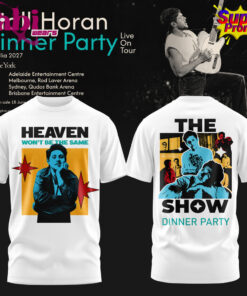 Niall Horan  Dinner Party Live On Tour Australia Tee White Version