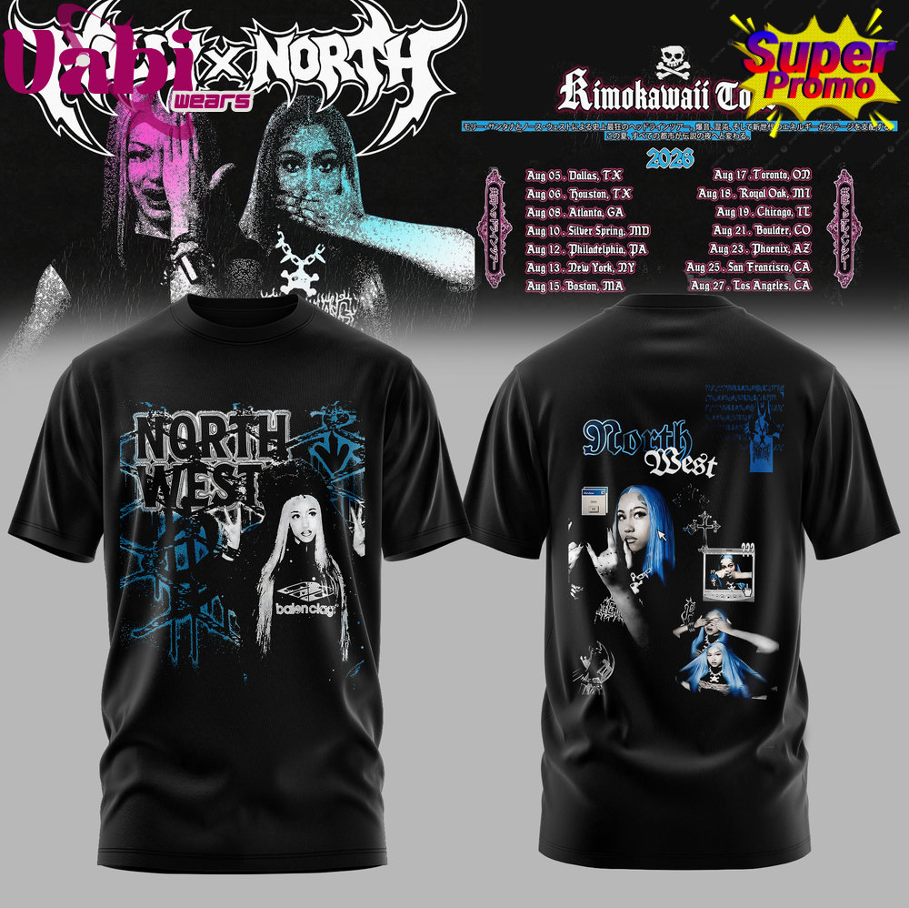 North West Rimokawaii Tour 2026 Edition Hoodie & Tee North West Rimokawaii Tour 2026 Edition Hoodie & Tee
